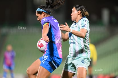 Diana Evangelista, Havi Ibarra | Santos Laguna vs Rayadas J13