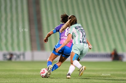 Diana Evangelista, Marianne Martínez | Santos Laguna vs Rayadas J13