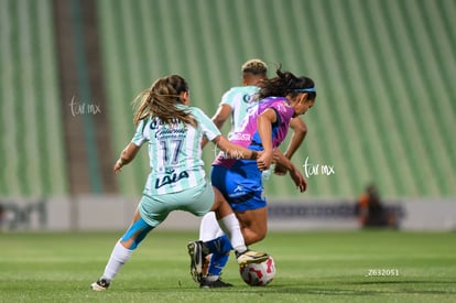 Diana Evangelista, Marianne Martínez | Santos Laguna vs Rayadas J13