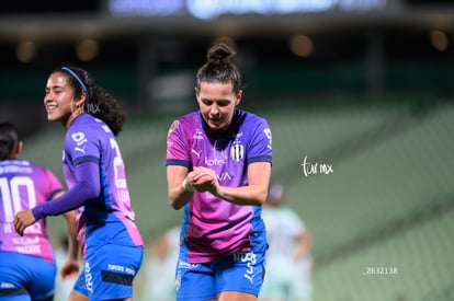 festejan gol, Merel Van Dongen | Santos Laguna vs Rayadas J13