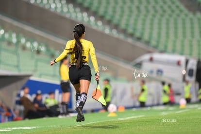 Fernanda Juárez, árbitro | Santos Laguna vs Rayadas J13