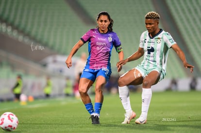 Vivian Ikechukwu, Diana Evangelista | Santos Laguna vs Rayadas J13