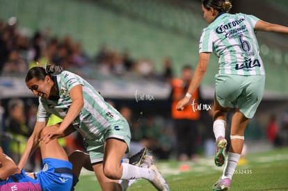 Michelle González, Havi Ibarra | Santos Laguna vs Rayadas J13