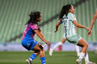 Doménica Rodríguez, Diana Evangelista | Santos Laguna vs Rayadas J13