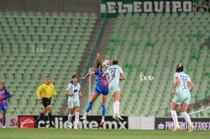 Christina Burkenroad, Michelle González | Santos Laguna vs Rayadas J13