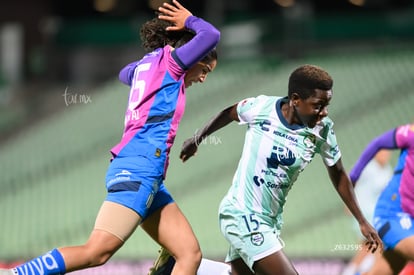 Samantha Simental, Sandra Nabweteme | Santos Laguna vs Rayadas J13