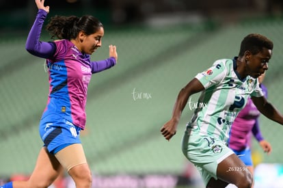 Samantha Simental, Sandra Nabweteme | Santos Laguna vs Rayadas J13