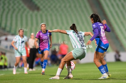 Lia Romero, Samantha Simental | Santos Laguna vs Rayadas J13