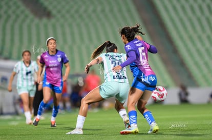 Lia Romero, Samantha Simental | Santos Laguna vs Rayadas J13