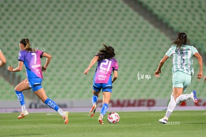 Yessenia Novella, Christina Burkenroad, Ana Martínez | Santos Laguna vs Rayadas J13