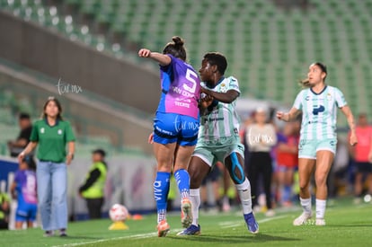 Merel Van Dongen, Sandra Nabweteme | Santos Laguna vs Rayadas J13