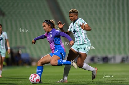 Vivian Ikechukwu, Zellyka Arce | Santos Laguna vs Rayadas J13