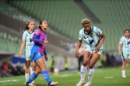 Vivian Ikechukwu, Zellyka Arce | Santos Laguna vs Rayadas J13