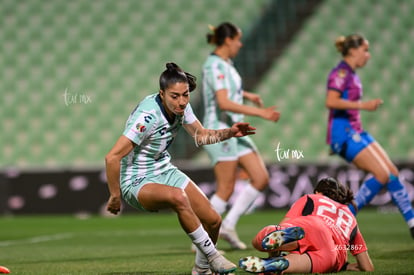 gol Lía, Lia Romero, Paola Manrique | Santos Laguna vs Rayadas J13