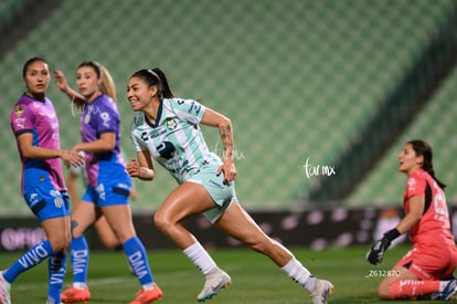 gol Lía, Lia Romero | Santos Laguna vs Rayadas J13