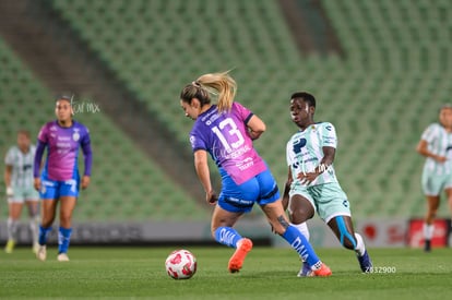 Karol Bernal, Sandra Nabweteme | Santos Laguna vs Rayadas J13