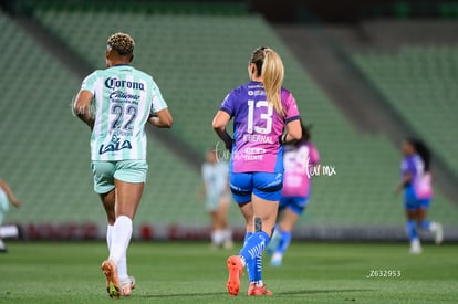 Vivian Ikechukwu, Karol Bernal | Santos Laguna vs Rayadas J13