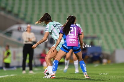 Ana Martínez | Santos Laguna vs Rayadas J13