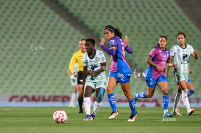 Diana García, Sandra Nabweteme | Santos Laguna vs Rayadas J13