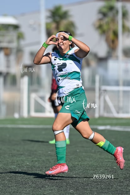 gol Britany Hernández | Santos vs Atlas femenil sub19