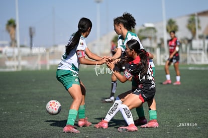 Victoria Escandón, Ximena Ramírez, Noemí Villalobos | Santos vs Atlas femenil sub19
