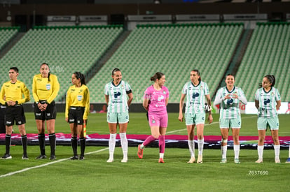 Areli Reyes, María Peraza, Michelle González, Doménica Rodrí | Santos vs Necaxa femenil