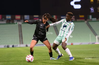 Sandra Nabweteme, María Acosta | Santos vs Necaxa femenil