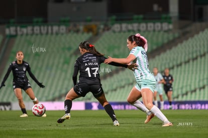 Allison Veloz, Alessandra Ramirez | Santos vs Necaxa femenil