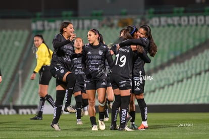 festejo de gol | Santos vs Necaxa femenil