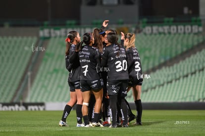 festejo de gol | Santos vs Necaxa femenil