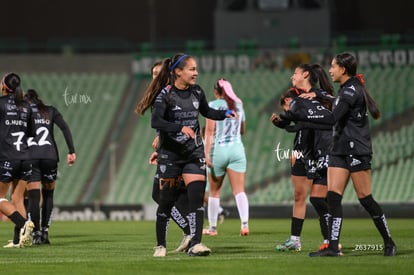 festejo de gol | Santos vs Necaxa femenil