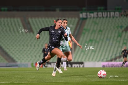 Allison Veloz, Michelle González | Santos vs Necaxa femenil