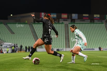 Allison Veloz, Havi Ibarra | Santos vs Necaxa femenil