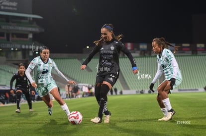 Mariana Ramos, Havi Ibarra, Diana Anguiano | Santos vs Necaxa femenil