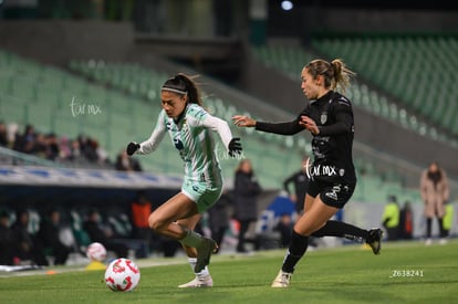 Lia Romero, Lesly González | Santos vs Necaxa femenil