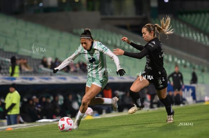 Lia Romero, Lesly González | Santos vs Necaxa femenil