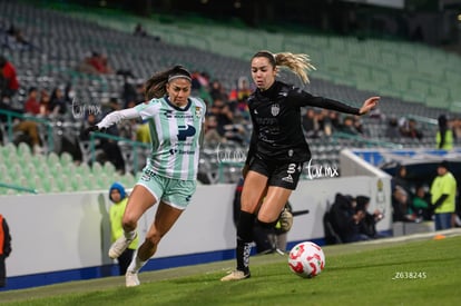 Lia Romero, Lesly González | Santos vs Necaxa femenil