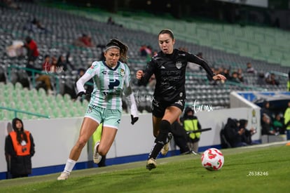 Lia Romero, Lesly González | Santos vs Necaxa femenil