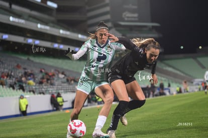 Lia Romero, Lesly González | Santos vs Necaxa femenil