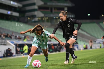 Kimberli Gómez, Lesly González | Santos vs Necaxa femenil