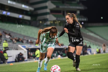 Kimberli Gómez, Lesly González | Santos vs Necaxa femenil