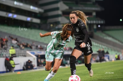 Kimberli Gómez, Lesly González | Santos vs Necaxa femenil