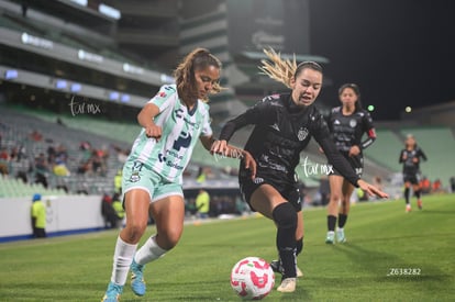 Kimberli Gómez, Lesly González | Santos vs Necaxa femenil