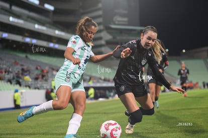 Kimberli Gómez, Lesly González | Santos vs Necaxa femenil