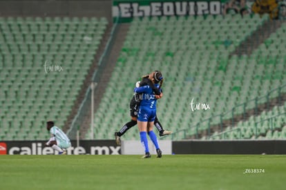 festejo de gol, Alexa Hernández, Valeria Martínez | Santos vs Necaxa femenil