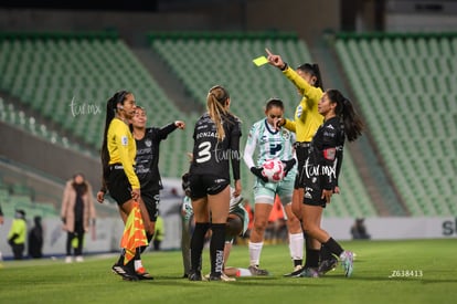 tarjeta amarilla, Lesly González | Santos vs Necaxa femenil