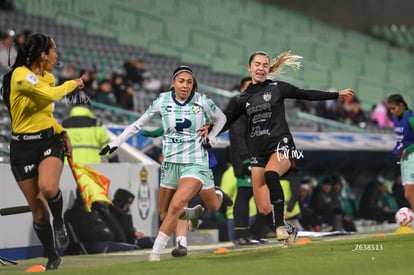 Lia Romero, Lesly González | Santos vs Necaxa femenil