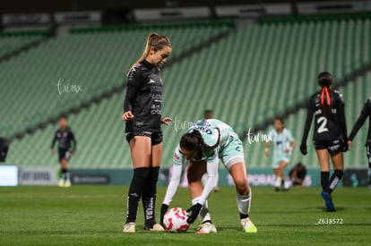 Mayra Santana, Lesly González | Santos vs Necaxa femenil