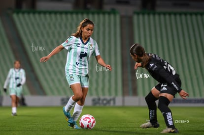 Kimberli Gómez, Avril Navarro | Santos vs Necaxa femenil