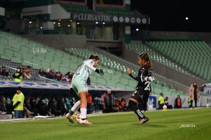 Mayra Santana, Avril Navarro | Santos vs Necaxa femenil